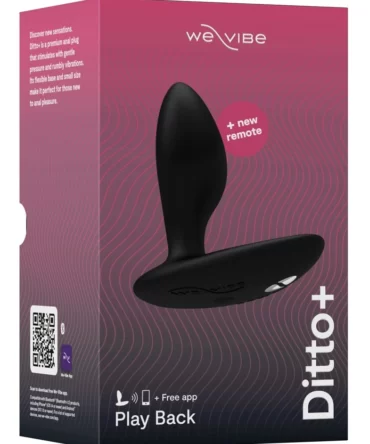 We-Vibe Ditto + - Ditto+ Satin Black