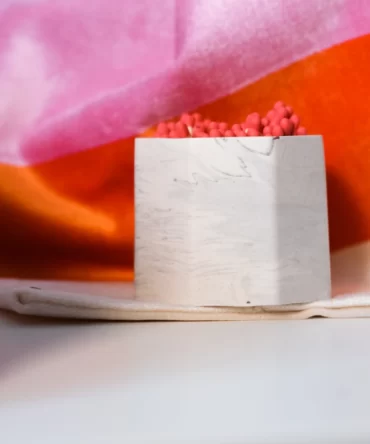 Pojemnik na zapałki - Biały