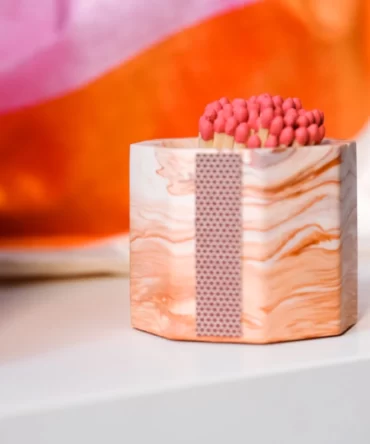 Pojemnik na zapałki - Brązowy